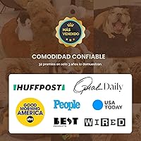 Vista 5 de Bedsure - Cama relajante para perro mediano, lavable, tipo dona, cama para gato, antideslizante, redonda, afelpada, mullida, de piel sintética