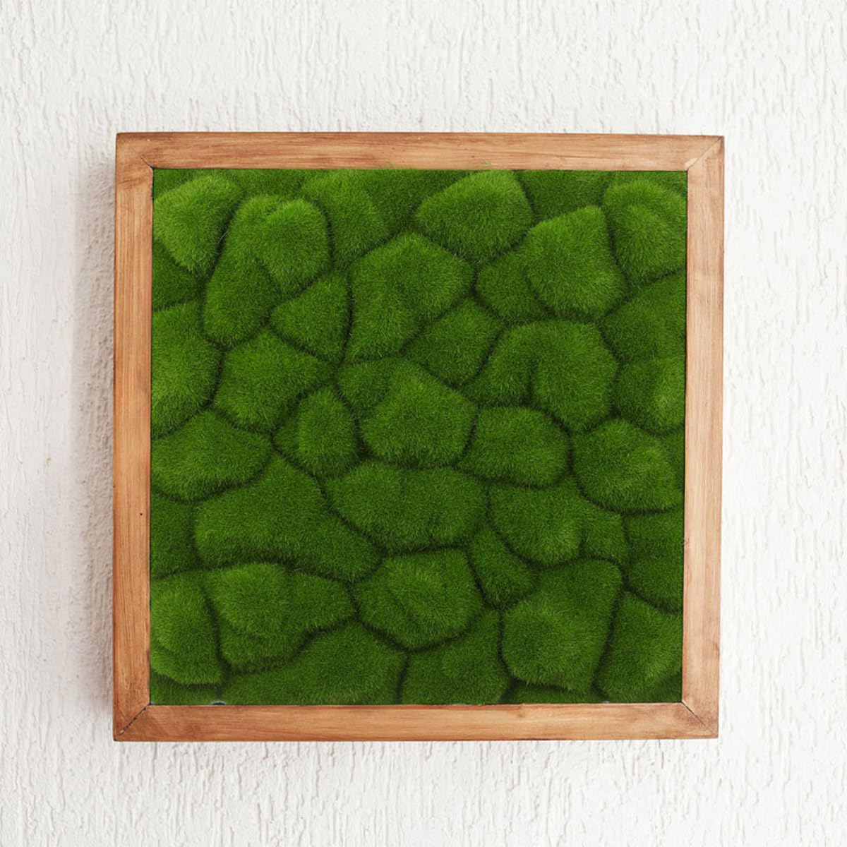 TOYANDONA Lámina de Musgo Artificial Verde para Decoración de Pared Interior, 2 Piezas Construcción Resistente y Textura de Vellón para Fondo Natural en Bodas