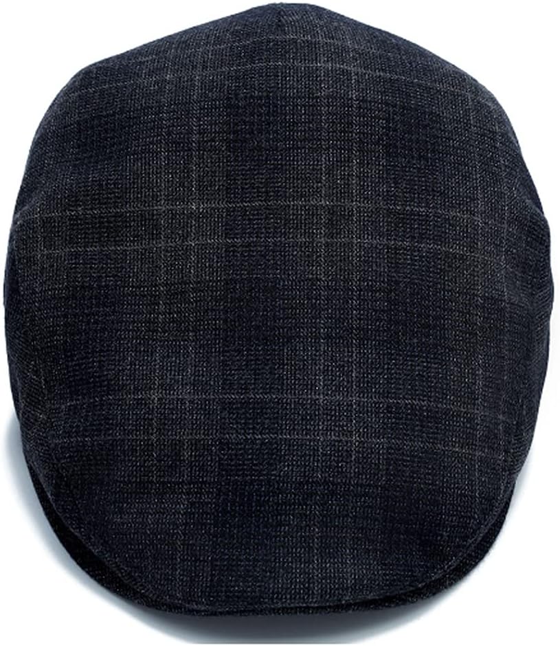Men's Newsboy Hat with Earflaps Flat Ivy Caps Irish Cabbie Cap - Image 4