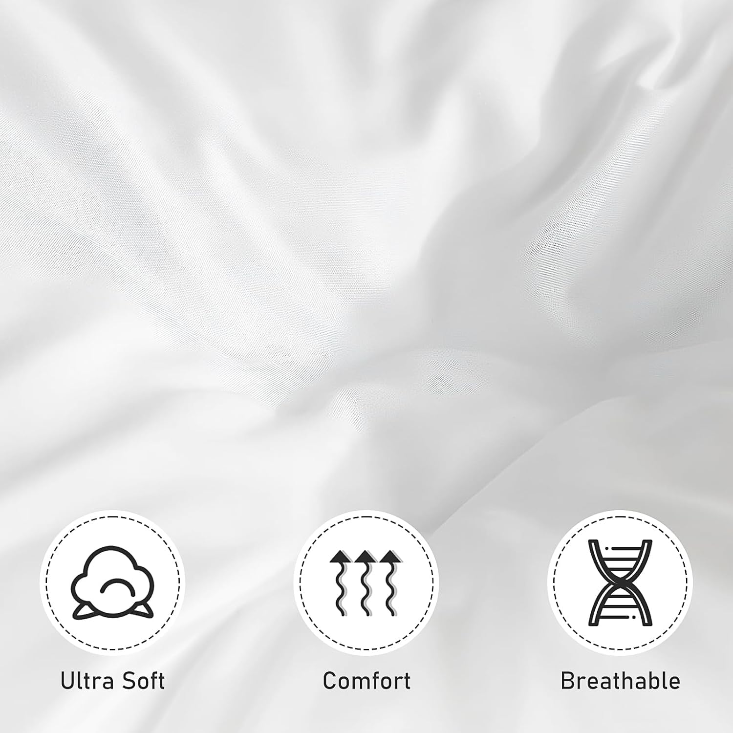 6 Stück Bettlaken ohne Gummizug - Bettwäsche Essentials 168 x 252cm - Flaches Laken weich gebürstete Mikrofaser für Krankenhaus, Massagetisch, Hotel, Airbnbs, Reisen