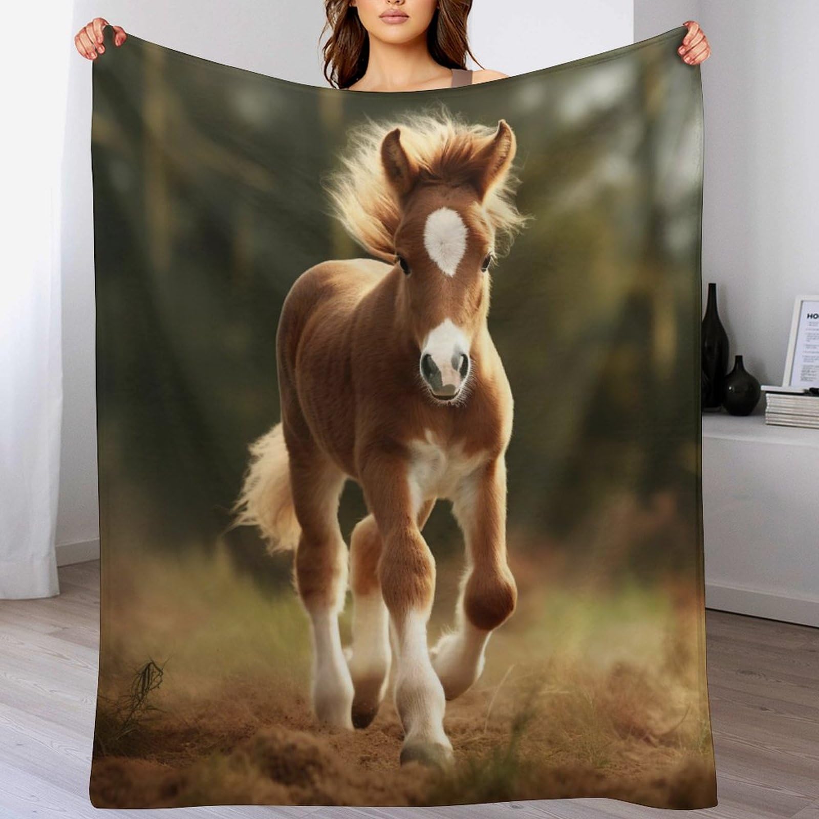 Couverture de salon en flannel haut de gamme jeté de lit doux 130x180