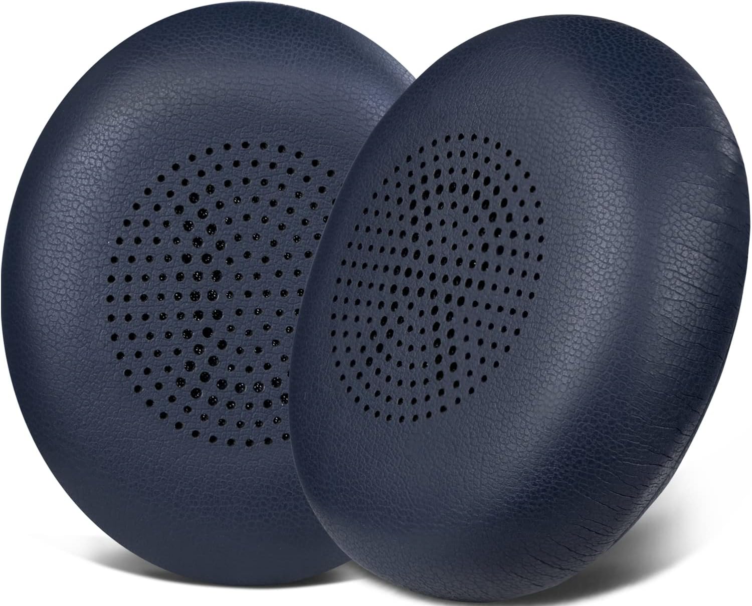 SOULWIT Earpads Replacement for Jabra Evolve2 65 (Evolve 2 65MS 65UC MS UC)/Evolve2 40 (40UC 40MS USB)/Elite 45h On-Ear Wireless Headset, Ear Pads Cushions with Softer Protein Leather - Navy Blue