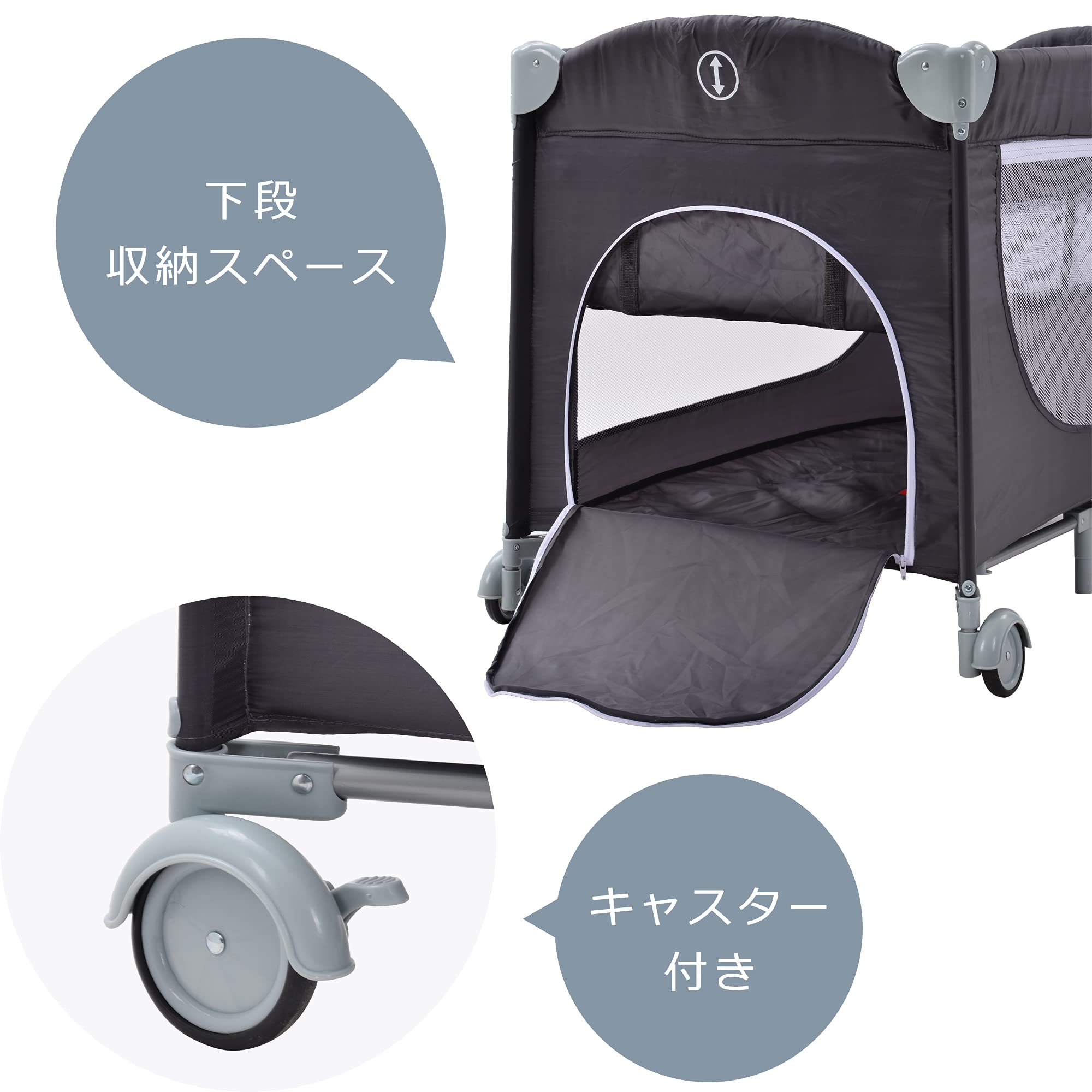 Amazon.co.jp: Qianru ベビーサークル 折りたたみ可能 通気性