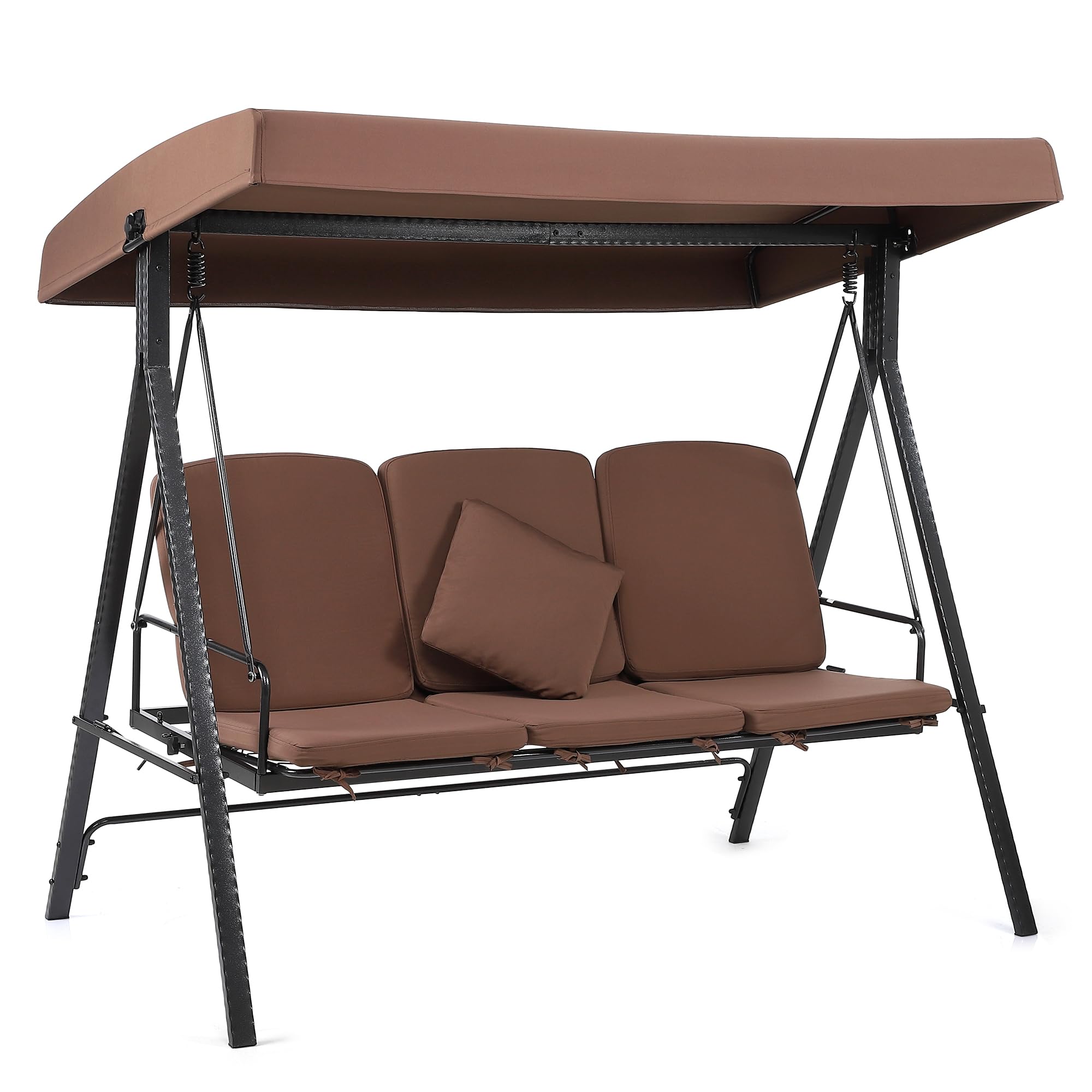 Idealhouse Patio Swing Chair With Canopy Person Extended Outdoor