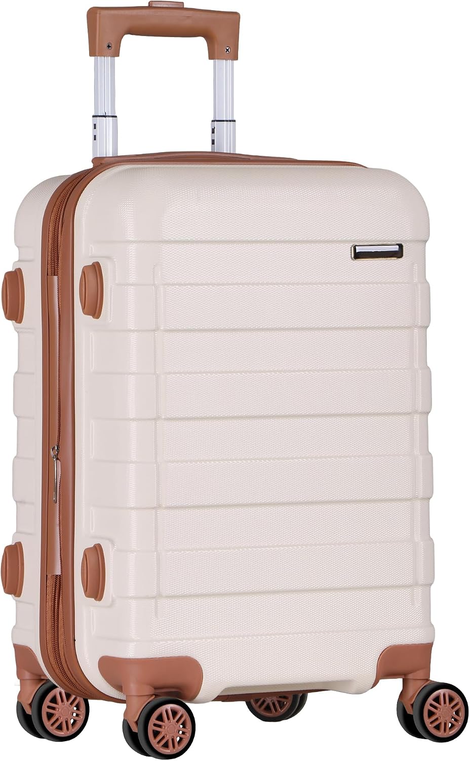 Smartxchoices 21" Expandable Luggage Spinner Suitcase Carry-On Luggage Hard Shell Built-In TSA lock, 4-Wheel Spinner Travel Suitcase Bag(blue)
