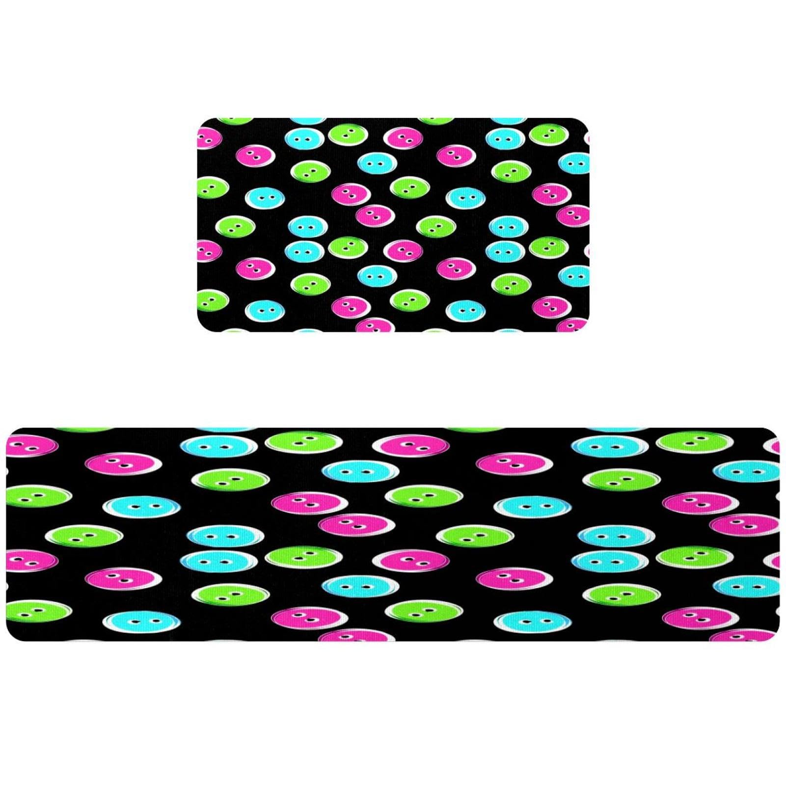 Tapete de cocina lavable VAPOKF alfombra antideslizante para pasillo pack de 2