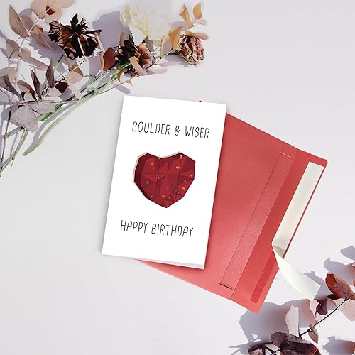 Miniatura 10 de Tarjeta de poema de cumpleaños para él y ella, tarjeta de cumpleaños romántica para novio, novia, tarjeta de amor de feliz cumpleaños para pareja