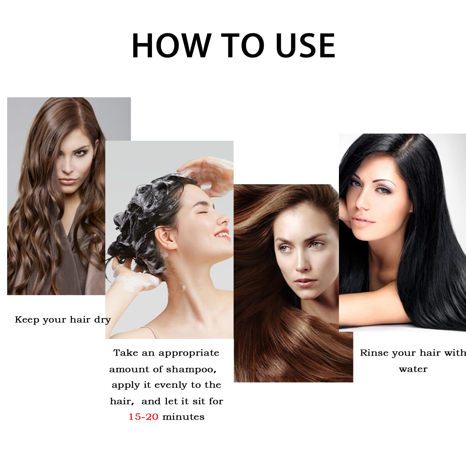 Natural brown Hair Color Shampoo for Dark, Hair Dye Instant 3 in 1, Instant Dye Shampoo for Men & Women, 1pcs Dark Brown. ﻿ - Image 6