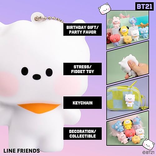 Miniatura 2 de Hamee BT21 minini Cute SquiSHU Squishy Toys - Slow Rising Squishy Toy Keychain for Party Favors, Stress Ball, Birthday Gifts, Kawaii Squishy for