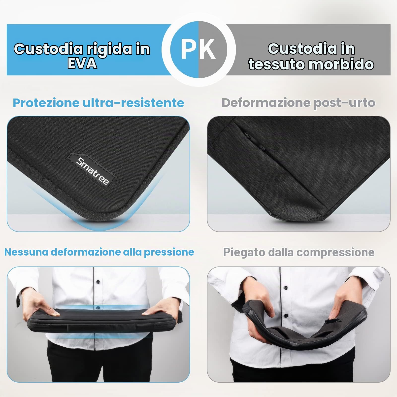Smatree Custodia rigida per laptop, compatibile con LG Gram da 17 pollici, custodia LG Gram Notebook (non adatta per altri laptop da 17 pollici)