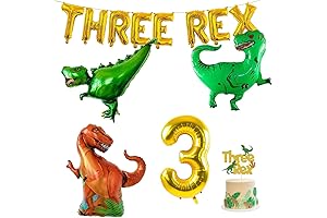 Three Rex Balloons for Your Three-Rex Celebration