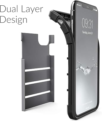Crave iPhone 11 Pro Max Case, Strong Guard Heavy-Duty Protection Series Case for Apple iPhone 11Pro Max (6.5 inch) - Slate