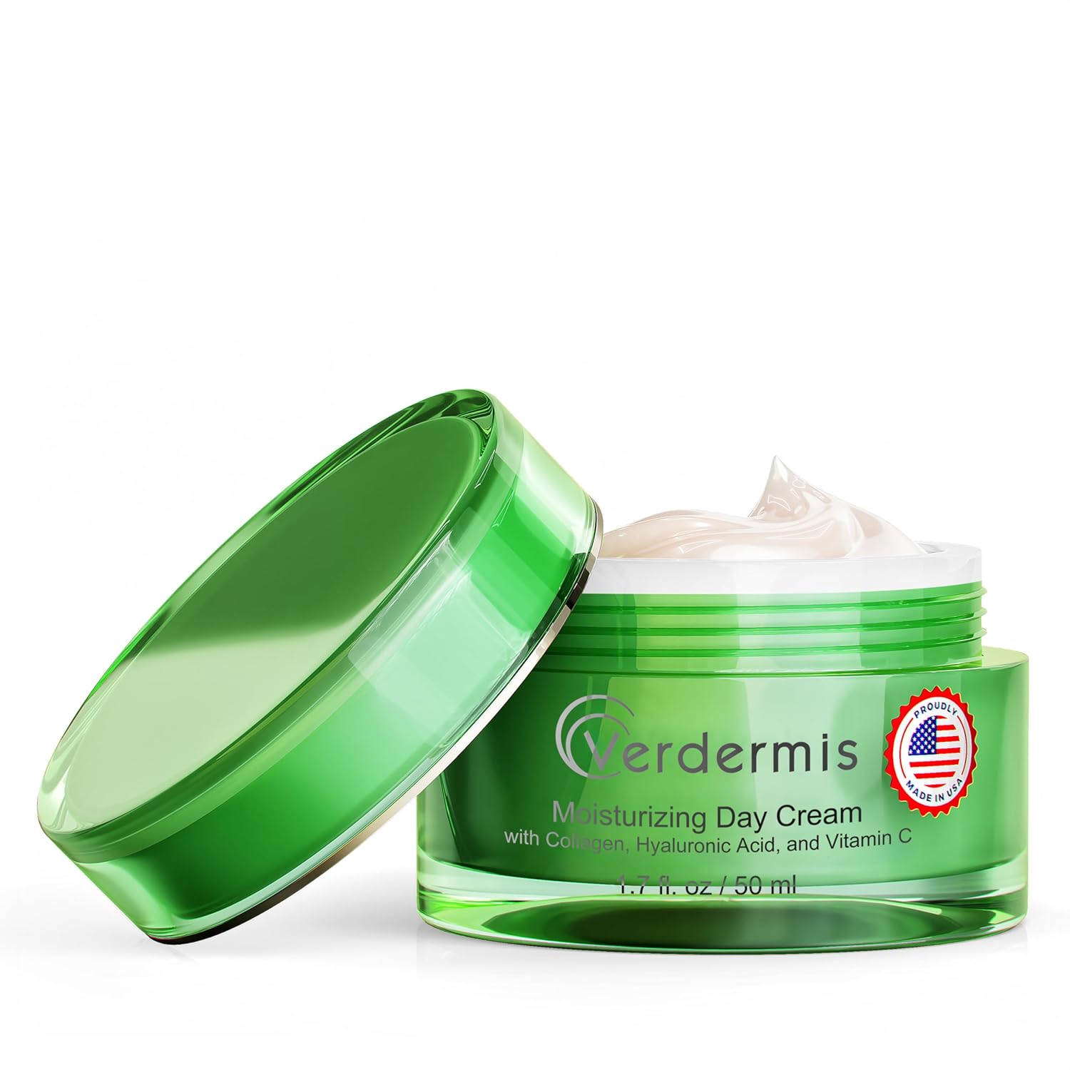 Instant Face Lift Day Cream – Hyaluronic Acid Moisturizer with Retinol & Collagen, Daily Face Cream for Hydration, Firming & Skin Renewal, Made in USA