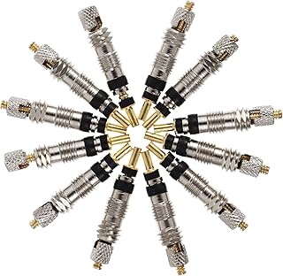 BESPORTBLE Núcleo Da Válvula 12 Peças Substituição Da Válvula Bicicletas Núcleo Câmara Ferramenta De Reparo Da Bicicleta Núcleo Da Válvula Removedor De Núcleo Desmontador De