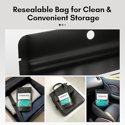 Miniatura 47 de FAMILIFE Floss Picks, 120 Pcs Kid's Dental Floss Cleaner Without Fluoride, Tooth Pick Flossers with 4 Travel Handy Cases, Helps to Fight Tooth Decay