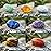 SigMntun Polished Chakra Stone Set - 0.6, 7 Pcs Handpicked Natural Tumbled Stones and Crystals Bulk for Healing, Reiki, Meditation, Witchcraft and Home Decor, 7-Chakra-Stones-0.6