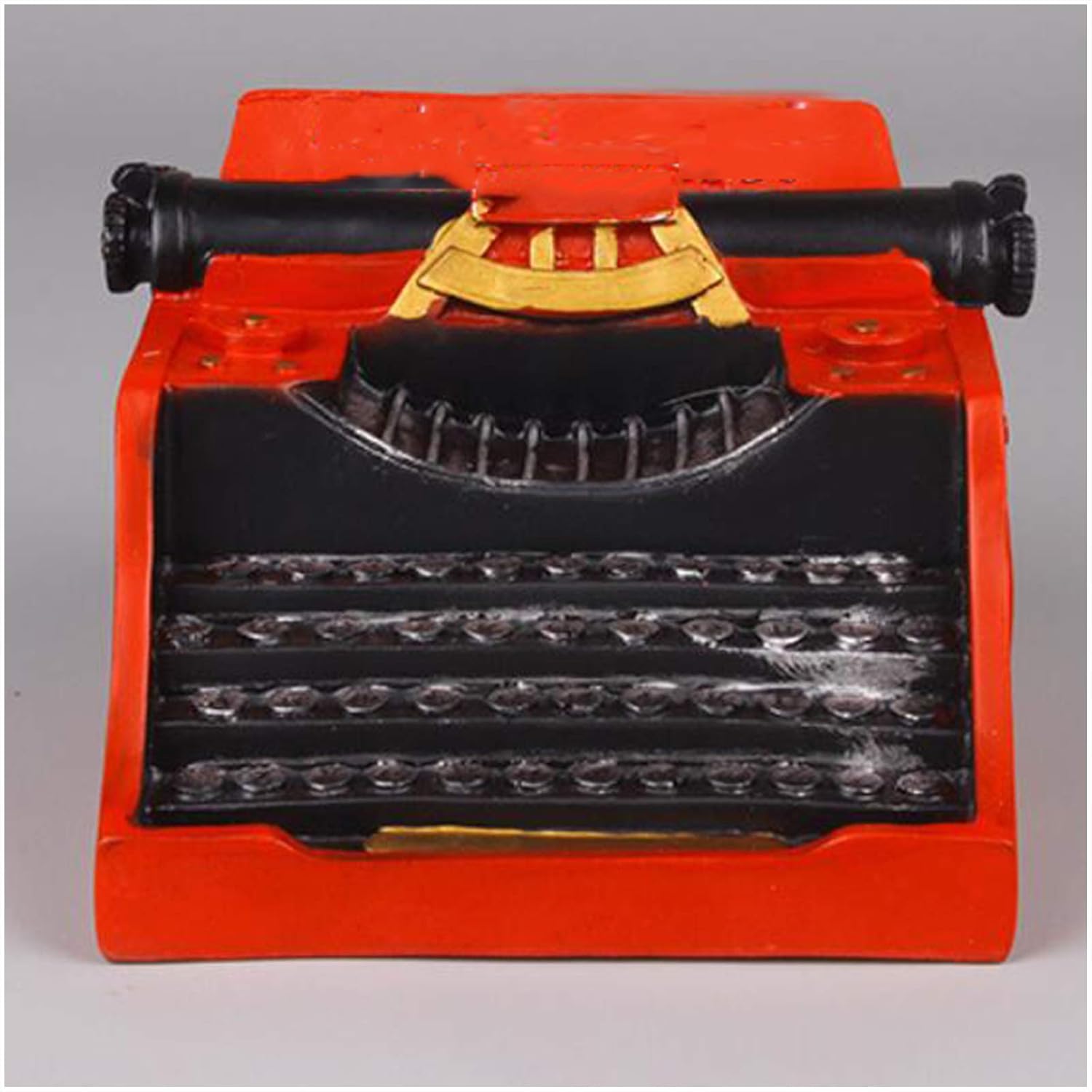Vintage Typewriter Model, Black and Red Manual Typewriter Typewriter Keyboard for Birthday Christmas Festival Gifts Photography Props
