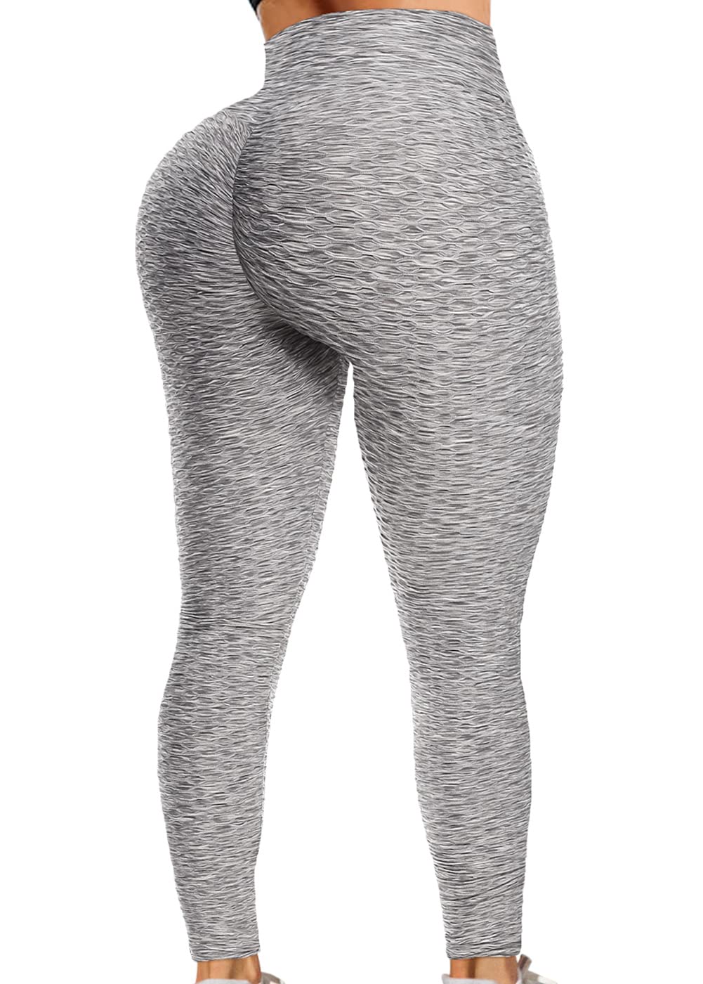 GILLYABooty Yoga Pants Tiktok Butt Leggings Anit Cellulite Texutred Booty Lifting Leggings Scrunch Butt Yoga Pants