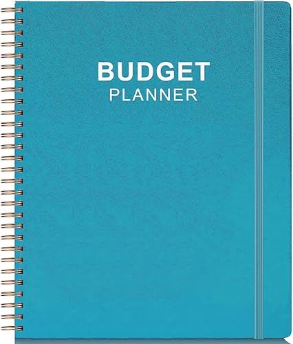 Agenda de presupuesto y organizador de facturas mensuales con bolsillos. Cuaderno de seguimiento de gastos, diario de presupuesto y planificador