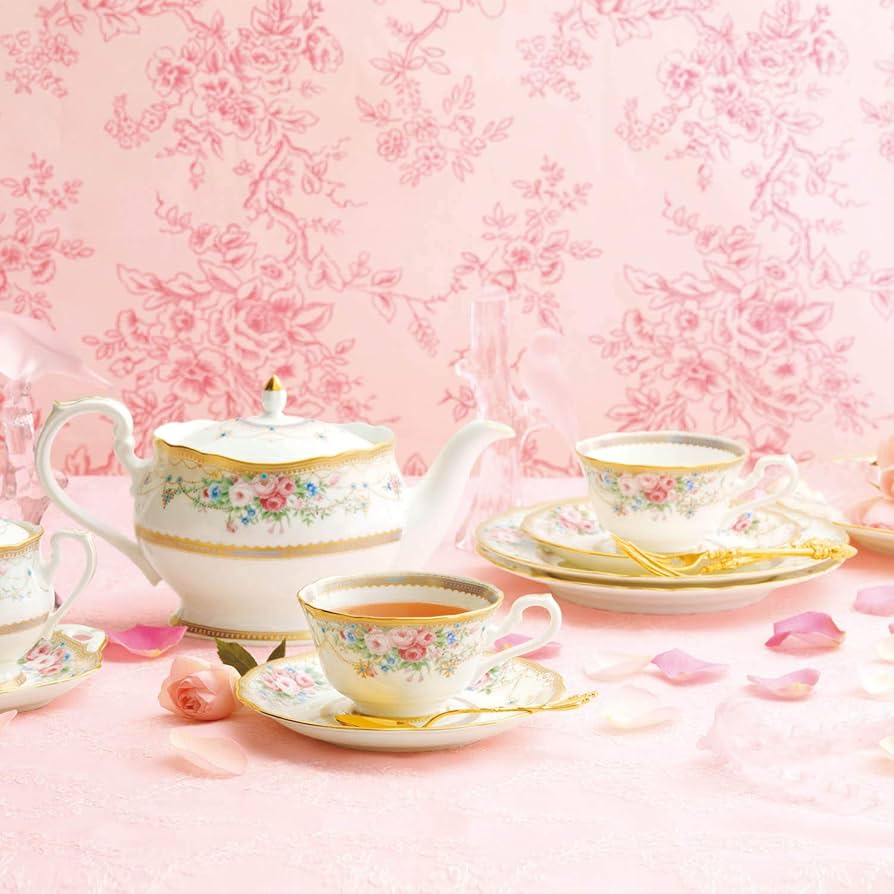 【Cooper Brothers】 ファルコンとマスカロン ティーセット 4点 Cooper Brothers】 ファルコンとマスカロン ティーセット 4点