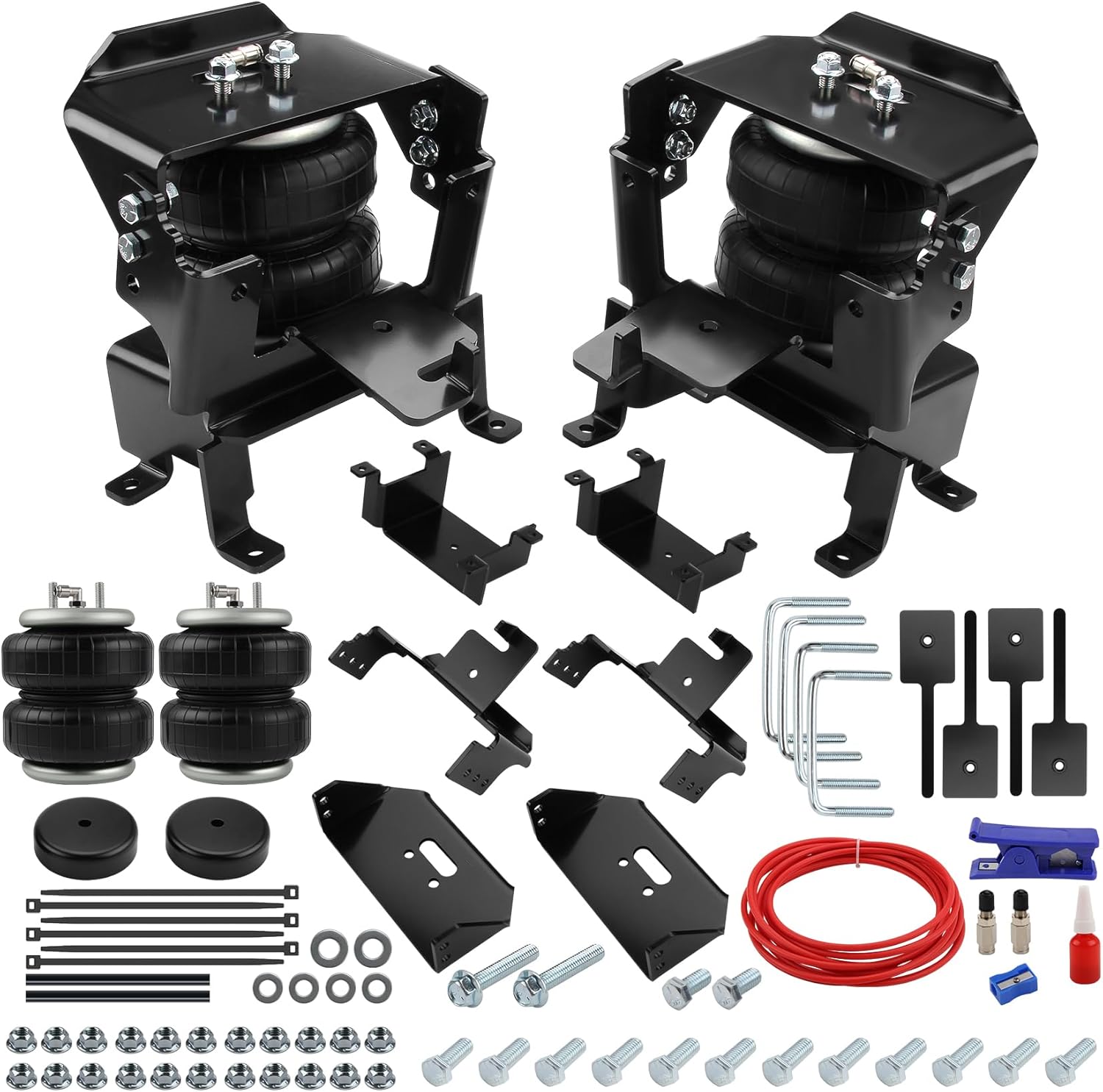 DOCAS Rear Air Bag Suspension Kit for 2009-2014 Ford F150 2WD 4WD F-150 Rear Helper Bag Spring Towing 5000 lbs (Replaces Firestone Ride Rite 2525)