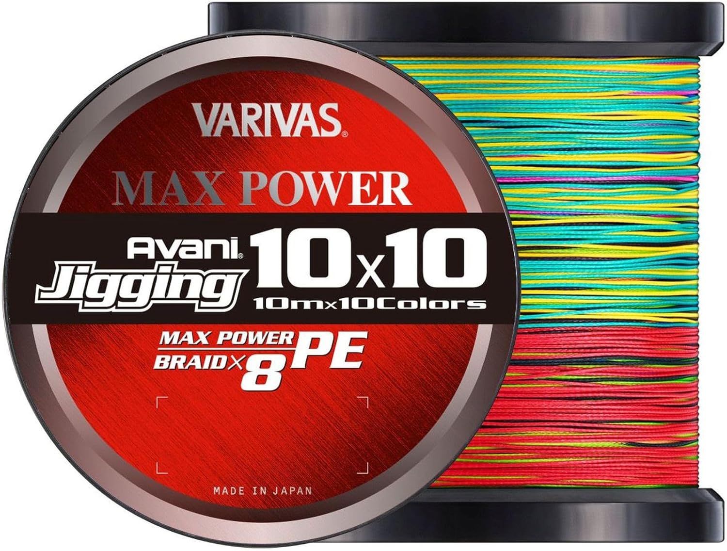 VARIVAS Avani Jigging 10 x 10 Max Power PE X8, 1,200 m, No. 3