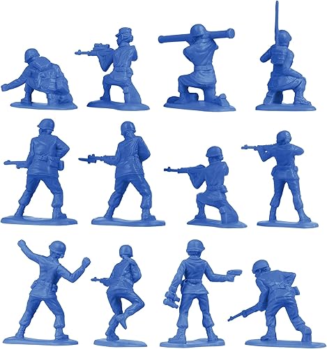 Miniatura 6 de BMC - Figuras de plástico para mujer, 36 unidades, color azul, fabricadas en Estados Unidos