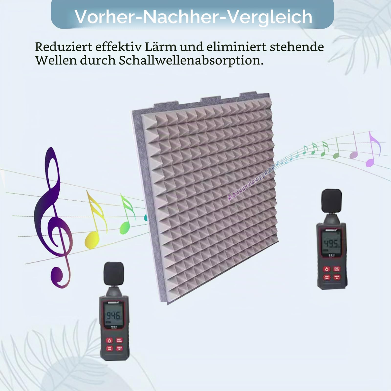Tragbare Gesangskabine Schallschutzabdeckung, 60x60cm | Schalldichte Abdeckung, Mikrofon Schallschutz, Akustikschaumplatte, Isolationskabine, Für Studio Singen Podcast