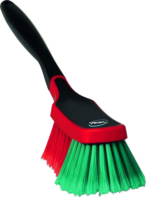 Vikan 525252 Vehicle Brush, Wheel Brush, Soft/Split, Black, 290 mm Length, 70 mm Width, 100 mm Height, Packaging may vary