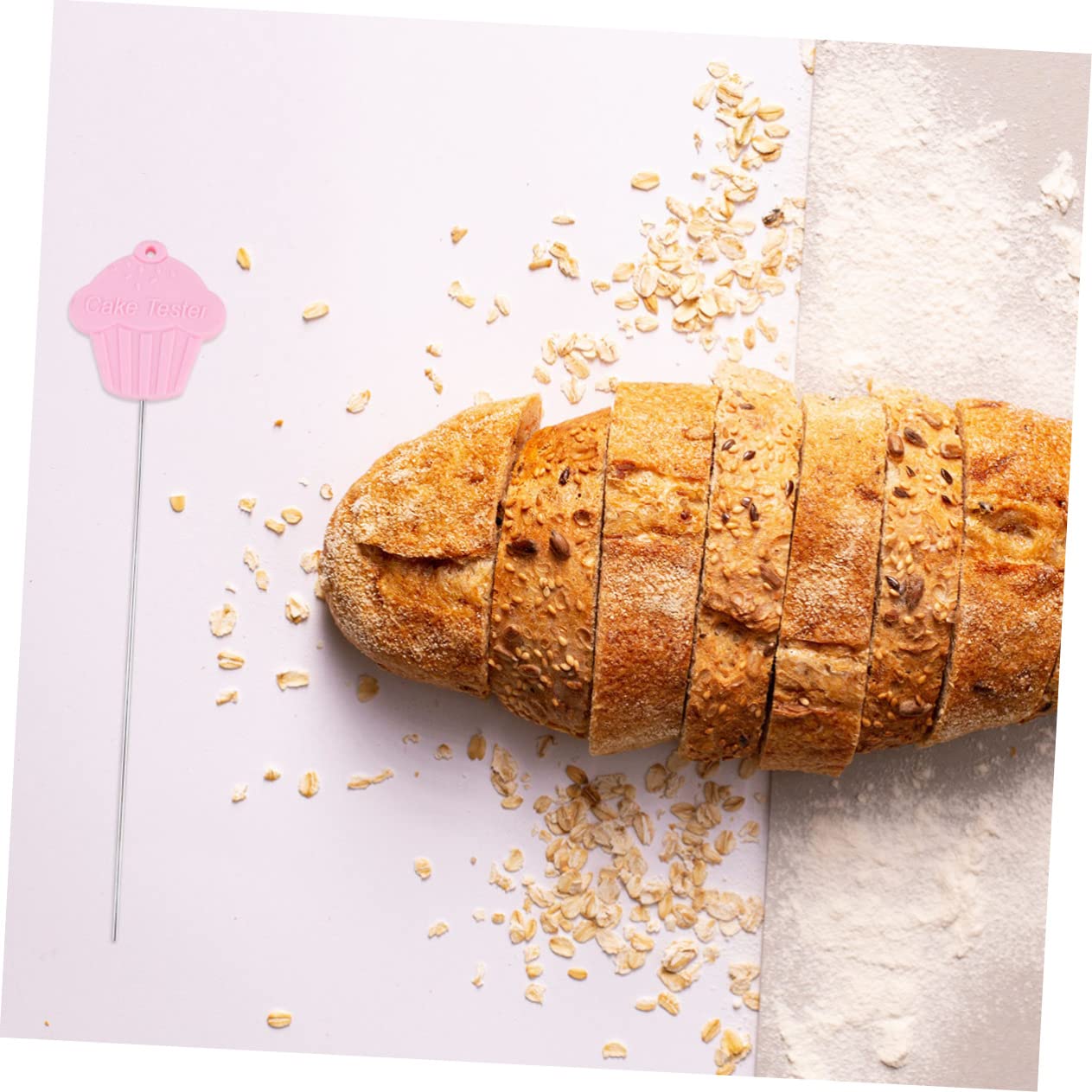 Tester Per Torte Amosfun 4 Pezzi - Spiedini In Acciaio Inox Per Verificare La Cottura Di Torte, Muffin E Cupcakes!