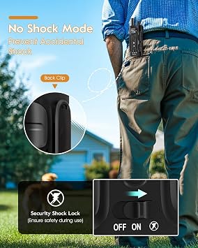 SLOPEHILL Dog Shock Collar,4200FT Dog Training Collar with Remote,Black