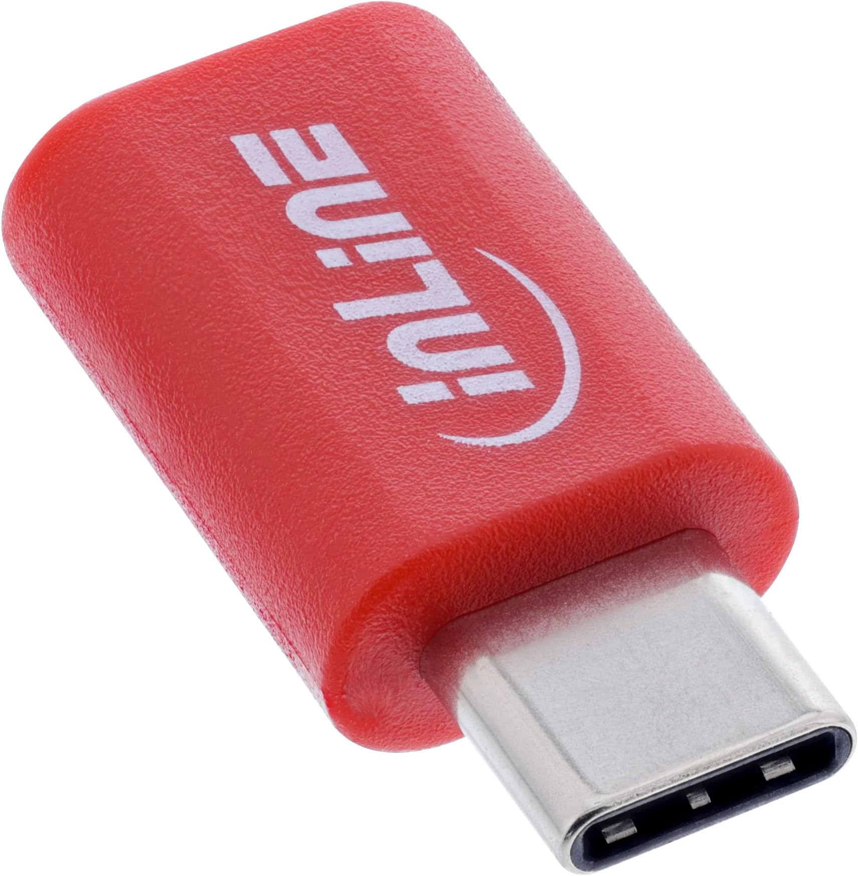 Inline USB Data Blocker USB-C Male to USB-C Female Adapter, Charges Without Data Transmission, Secure Protection Against Data Claw, up to 240W PD, 31650