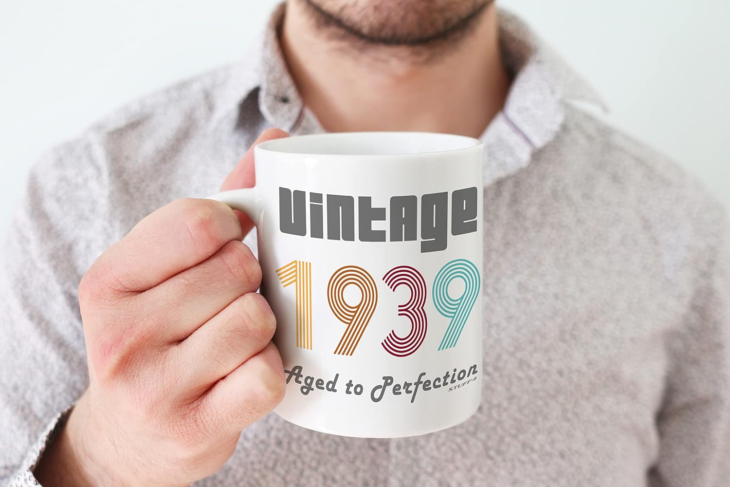 Stuff4 87th Birthday Gifts for Men Women, 1939 Vintage Coffee Mug, 11oz Ceramic Dishwasher Safe Mugs - Image 5
