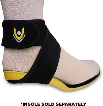 VKTRY VK Boost Pair of Adjustable Performance Insole Accessories for Improved Energy Return, Improved Athletic Efficiency and Ankle Support and Stability Booster Strap Insoles, Medium