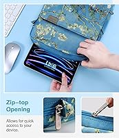 Vista 40 de MoKo Funda con Asa para Tableta de 9-11 Pulgadas, Bolsa de Transporte con Correa para el Hombro Compatible con Nuevo iPad Pro M4/iPad Air M2 de 11