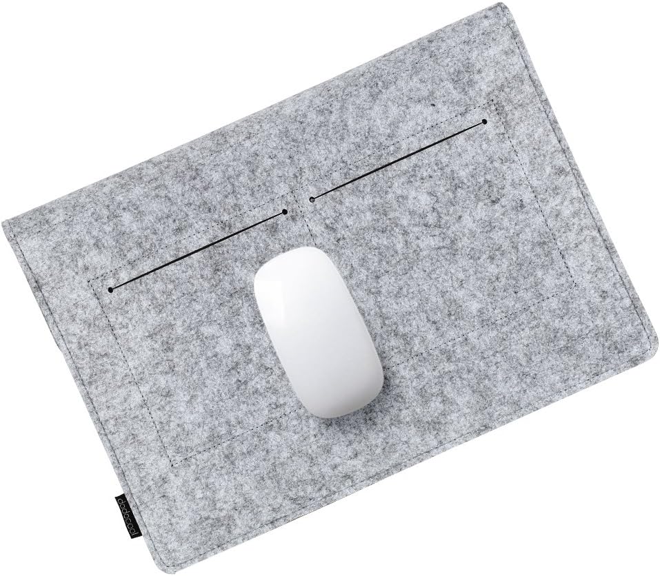 Laptop Sleeve, dodocool 13.3-Inch Felt Sleeve Case Protective Bag for MacBook Pro/Air/Retina 13 /iPad Pro/HP/Lenovo/Acer/Dell/Asus/Samsung Chromebook and More 13-13.3 Inch Laptops