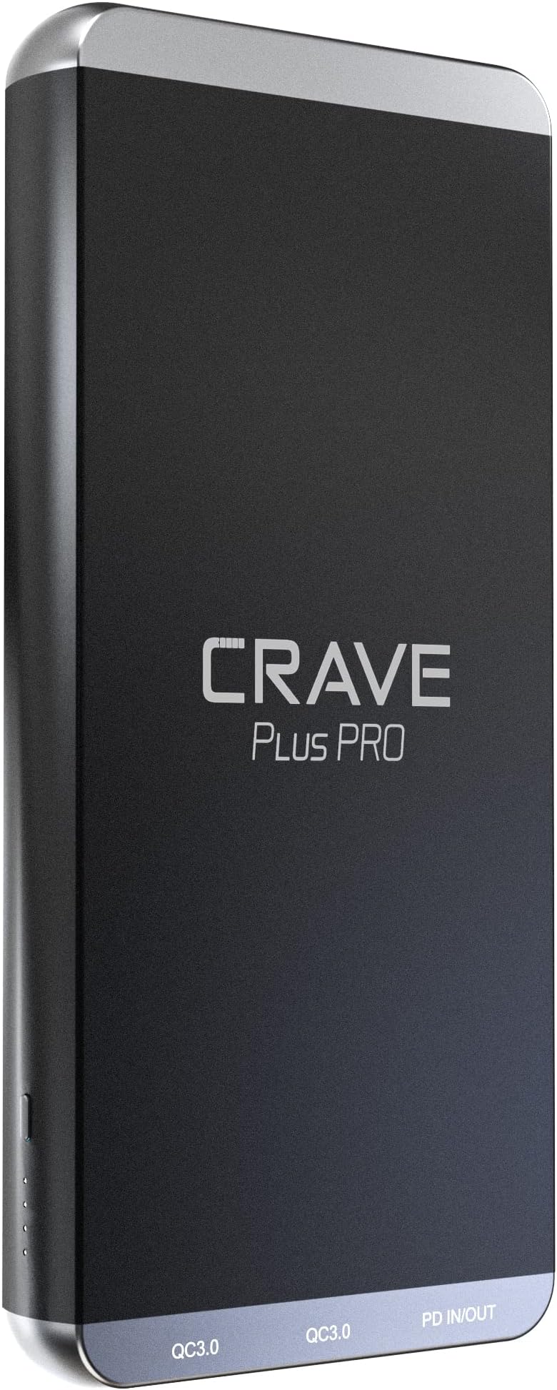 Crave PD Power Bank, Plus PRO Aluminum Portable Charger with 20000mAh [Quick Charge QC3.0 Dual Ports + Power Delivery PD Type C 45W] External Battery Pack for MacBook, iPhone, Samsung and More