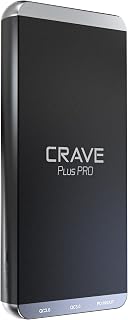 Crave PD Power Bank, Plus PRO Aluminum Portable Charger with 20000mAh [Quick Charge QC3.0 Dual Ports + Power Delivery PD Type C 45W] External Battery Pack for MacBook, iPhone, Samsung and More