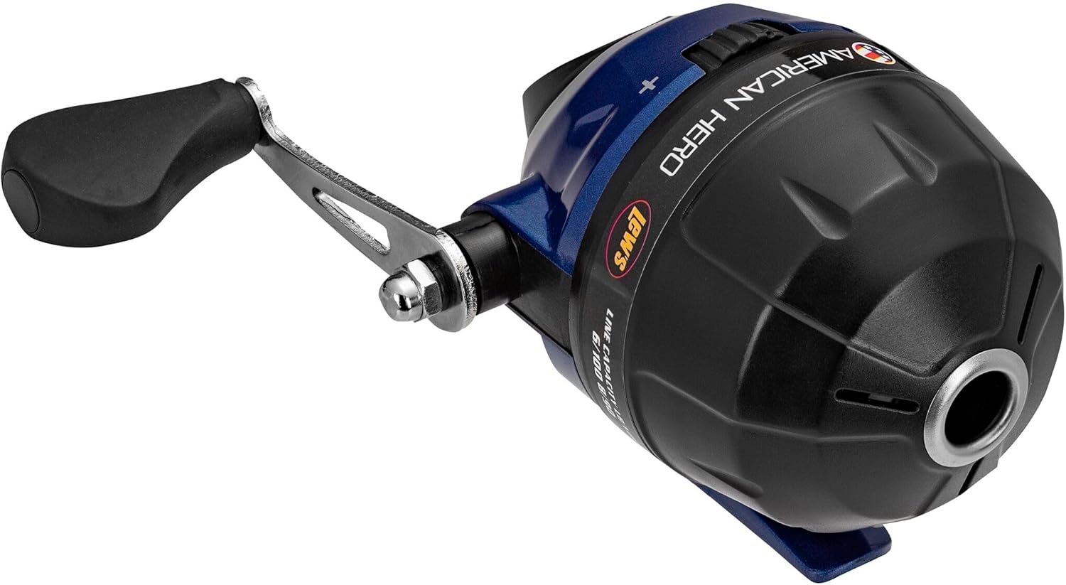 Lews Fishing American Hero Spincast Reel, 3.1:1 Gear Ratio, 16" Retrieve Rate