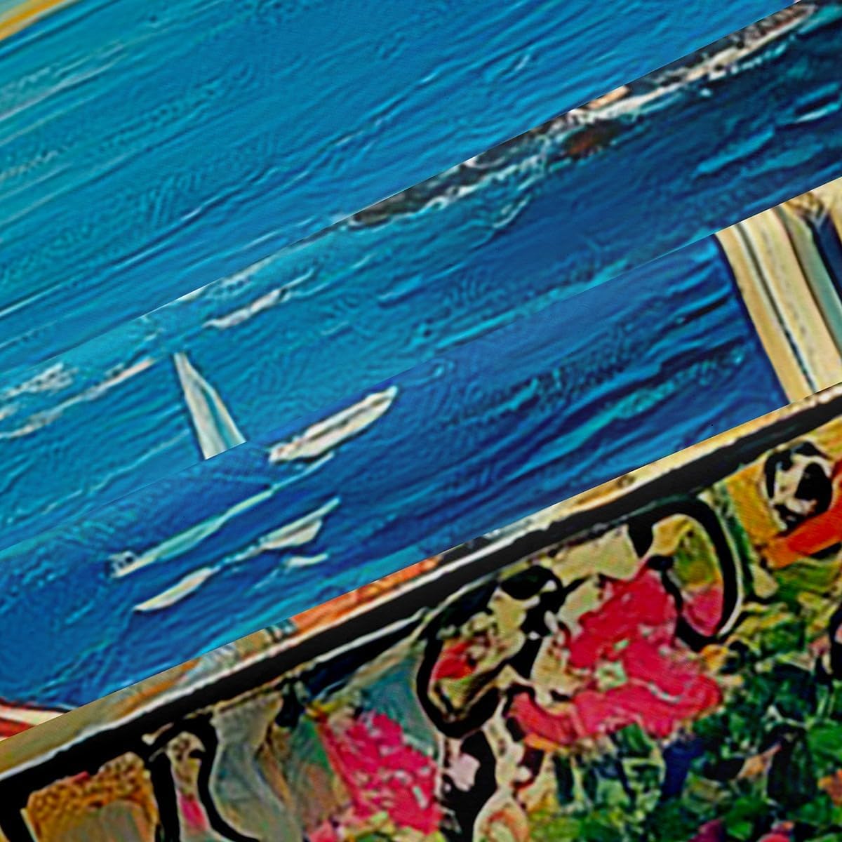 Feelyou Black Cat Window Drapes,Oil Painting Cat Window Curtains for Bedroom Living Room,Kids Boys Girls Bedroom Room Decor,Floral Cat Curtains,Soft Blackout Curtains, 38W X 45L,2 Panels