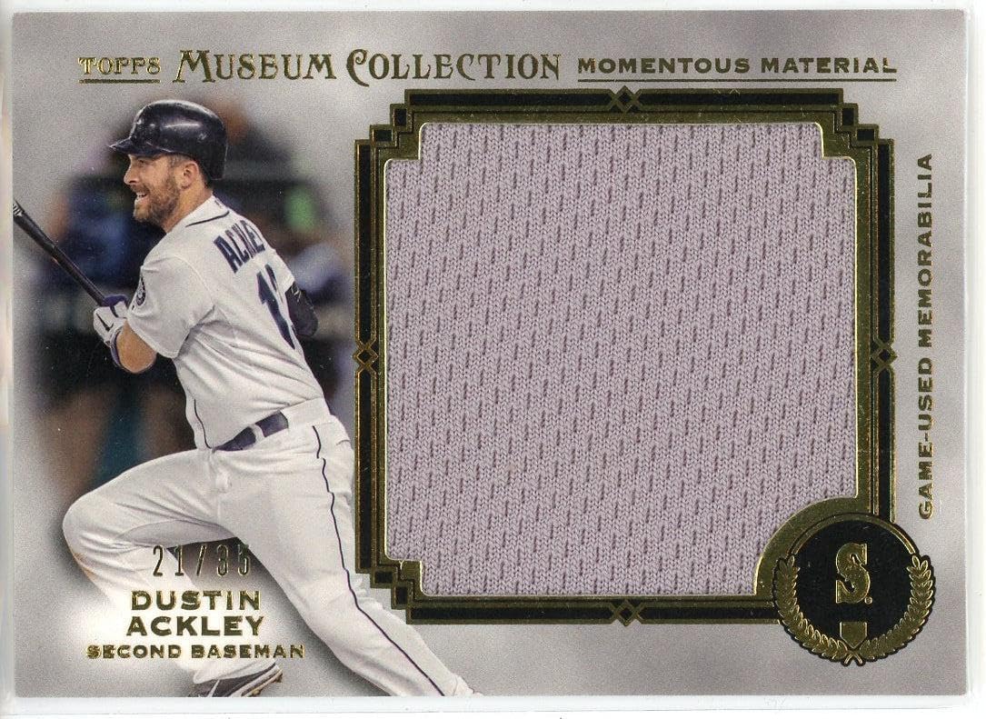 Dustin Ackley 2013 Topps Museum Collection Momentous Material Card #MMJR-DA - Slabbed Baseball Cards