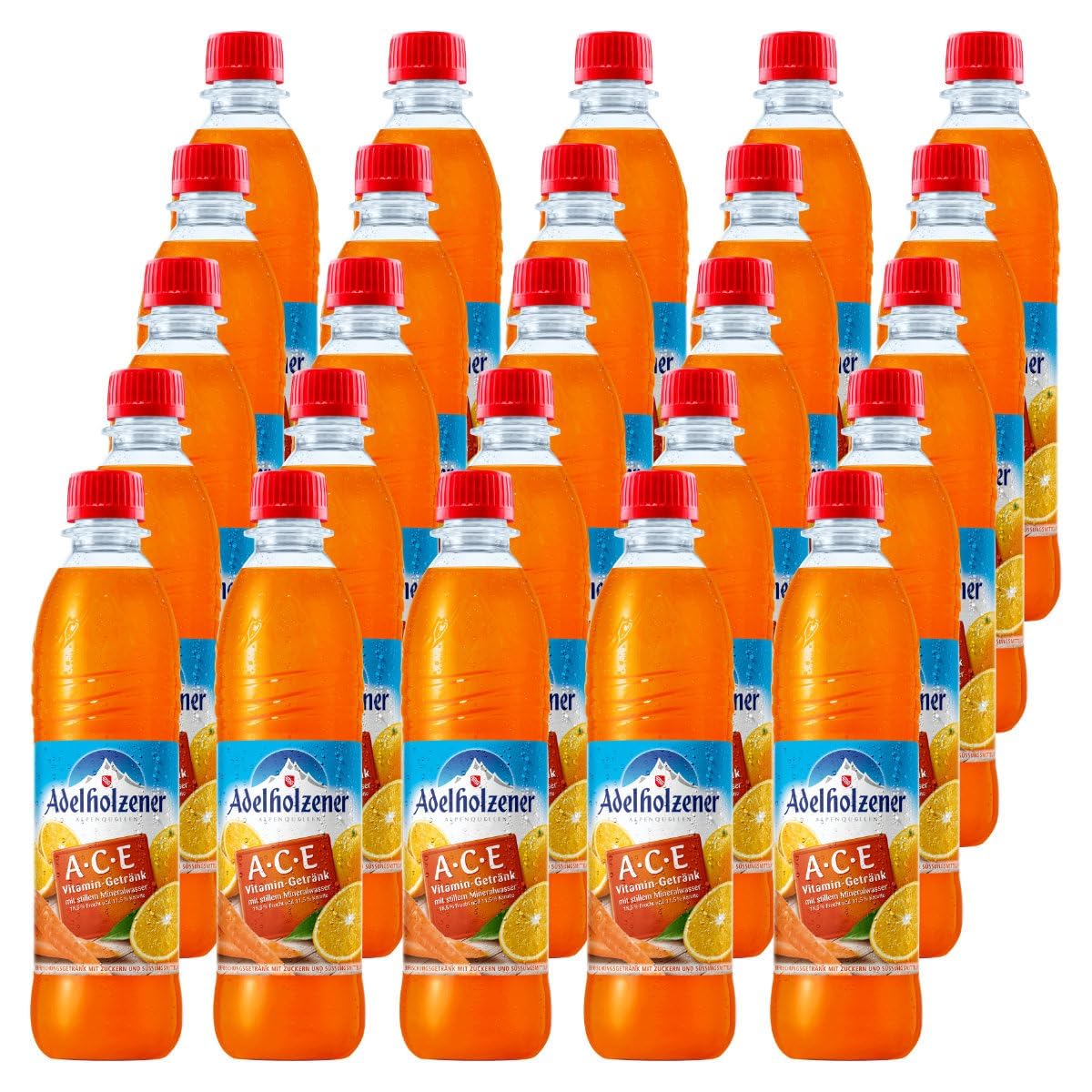Adelholzener ACE Vitamin-Getränk 25 Flaschen je 0,5l inkl. Mehrweg Pfand