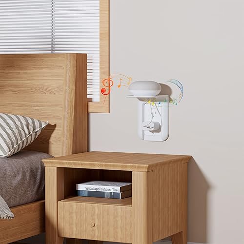 Miniatura 6 de WALI Soporte de Pared para Estante de Tomacorriente, Estantes de Pared para Baño hasta 10 libras, Organizador de Estante de Pared Dúplex Vertical