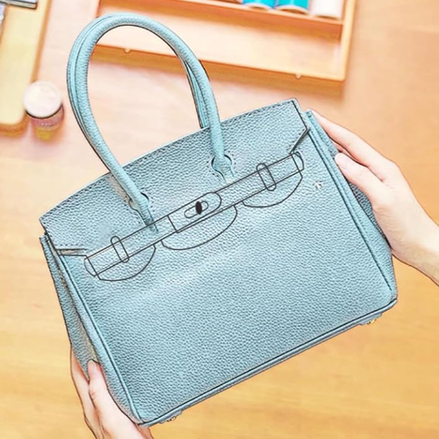 POPSEWING Leather Crossbody DIY Bag Kit, Designer Handbags for Women | Handsewn Service | Hand Sew for You