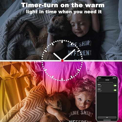 Miniatura 4 de dalattin Luces LED inteligentes WiFi de 130 pies, funciona con Alexa Google Assistant, control remoto de voz con aplicación, tira de luces LED RGB