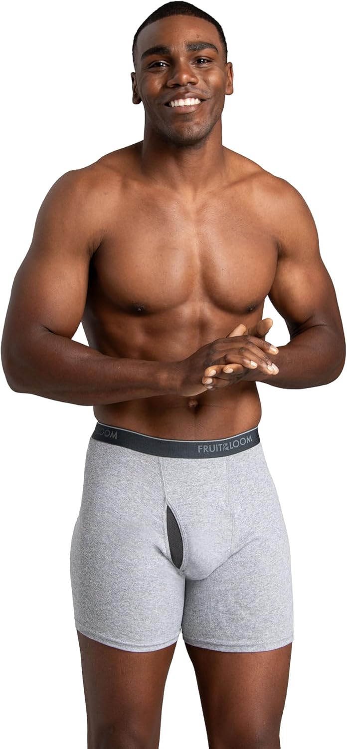 Fruit of the Loom Men's Coolzone Boxer Briefs, Moisture Wicking & Breathable, Assorted Color Multipacks - Image 5
