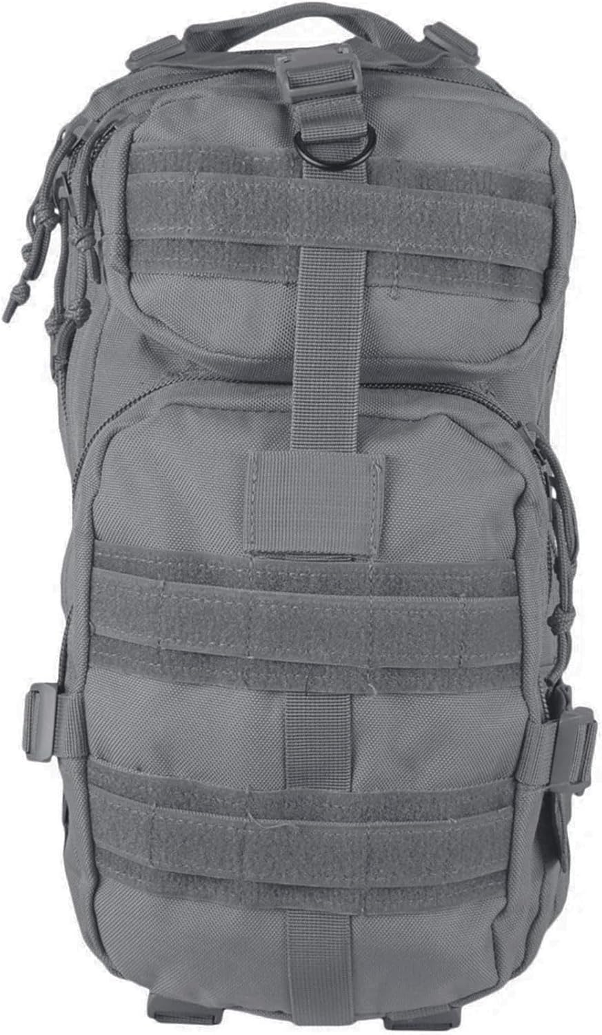FOX OUTDOOR PRODUCTS Medium Transport Pack | 29L Tactical Backpack with Organizer Pockets, MOLLE Webbing & Hydration Sleeve, Shadow Gray