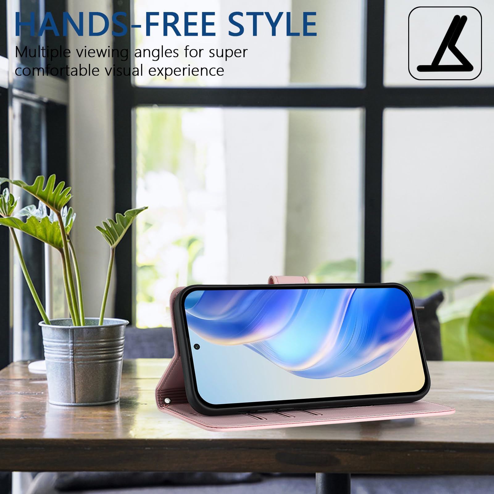 Étui Portefeuille Pour ZTE Blade A73 4G - Cuir Synthétique, Fermeture Magnétique, Emplacements Cartes Et Support Intégré
