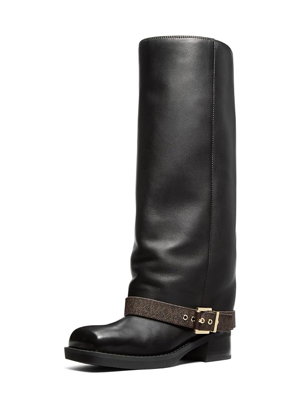 Michael Kors Women's Colby Boot, Brown/Black, 9 by Michael Kors - Used condition - US$89.44
