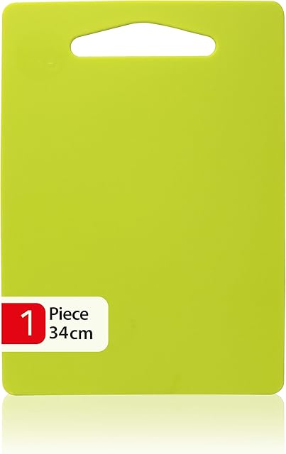 ZYBUX - Plastic Chopping Board - 34cm Cutting Board BPA Free, Professional Kitchen Cutting Boards with Hanging Hole | Camping Chopping Board | Dishwasher Safe - Durable